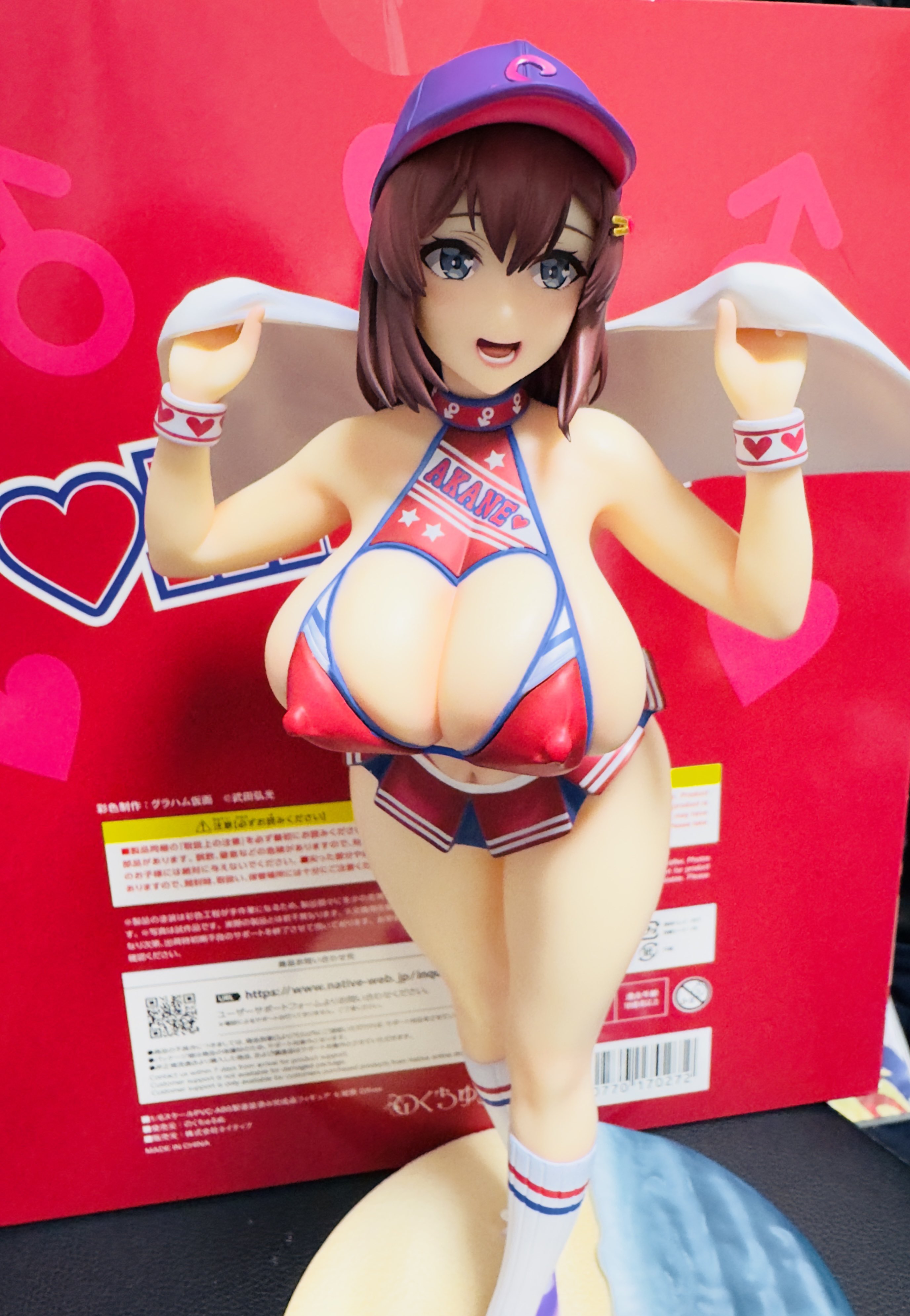 Amazon.co.jp: のくちゅるぬ 七尾 茜 DXver. 1/6スケール 本体全高約30cm 七尾茜イラストポストカード付き native  ネイティブ : ホビー