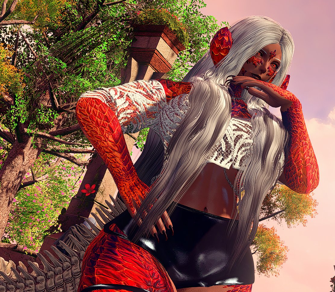 TheCrimsonBun's tweet photo. Took me a bit bur I brought back and updated the look of my Smol Femra Lunea. 
Took me long enough, you where missed smol lizzer 🧡 https://t.co/n3pMunY0z7