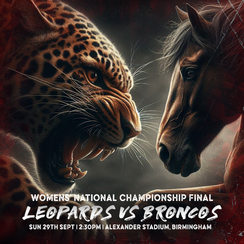 LeighLeopardsRL's tweet photo. 🐆𝗡𝗘𝗘𝗗 𝗠𝗢𝗥𝗘 𝗟𝗘𝗢𝗣𝗔𝗥𝗗𝗦 𝗣𝗟𝗔𝗬𝗜𝗡𝗚 𝗜𝗡 𝗠𝗔𝗦𝗦𝗜𝗩𝗘 𝗠𝗔𝗧𝗖𝗛𝗘𝗦 𝗧𝗛𝗜𝗦 𝗪𝗘𝗘𝗞𝗘𝗡𝗗?

Our Women's team heads to Birmingham tomorrow to play in the National Championship Final. https://t.co/eu3L1Ee5g1