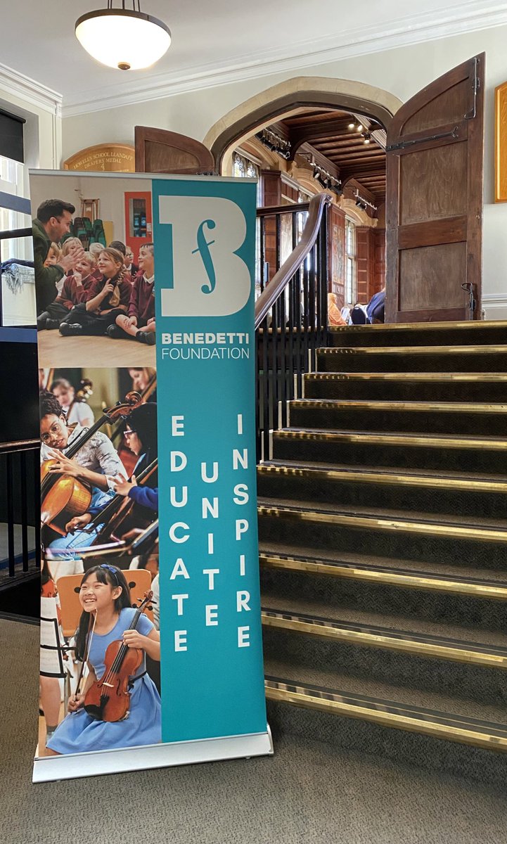 Enjoying a day of music for strings with <a href="/benedetti_fdtn/">The Benedetti Foundation</a> !