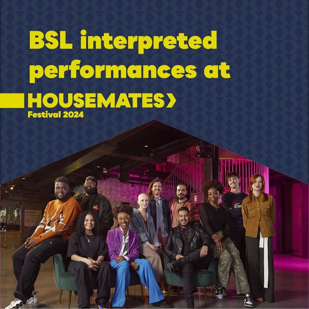 We are so thrilled to have a BSL interpreted performance of Tending during the @brxhousetheatre Housemates festival - Thursday 10th October 💙

We've already sold over 50 per cent of our tickets and opening out is close to selling out so book now! 👀