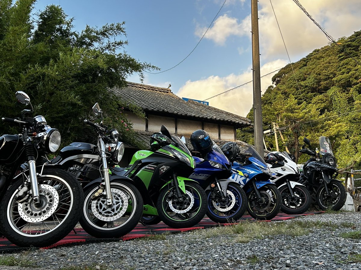 tk_gspk's tweet image. ゲリラツーリング楽しかった