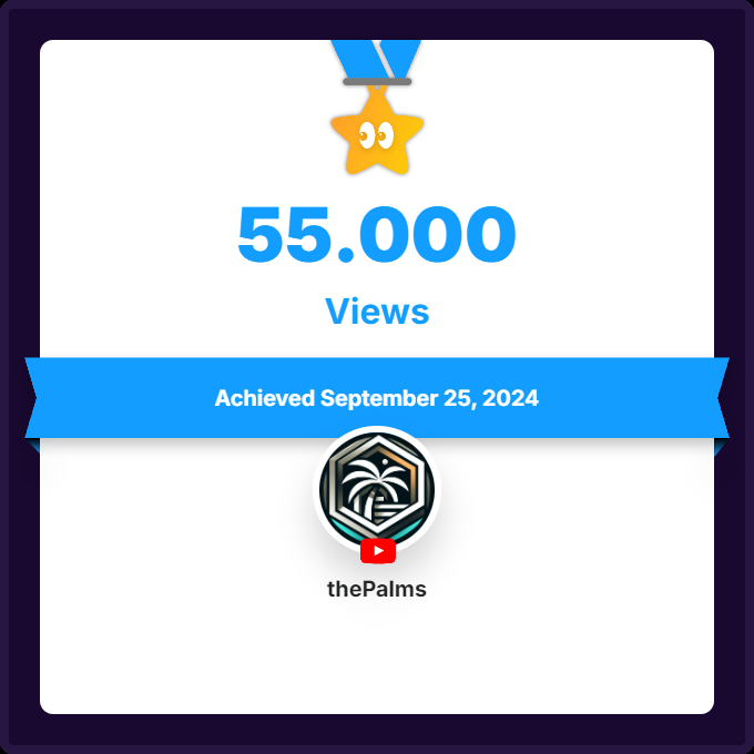 thepalmstech's tweet photo. 🎉 ¡Hemos alcanzado a más de 55,000 personas en nuestro canal de YouTube en unos meses! 🎉
Esto no hubiera sido posible sin todos vosotros, quienes formáis parte de esta increíble comunidad!  https://t.co/z0IitTfZ3V #thePalms #Tecnología #YouTube #thepalmstech #thepalms1 #pc https://t.co/MZvW9rsm2W