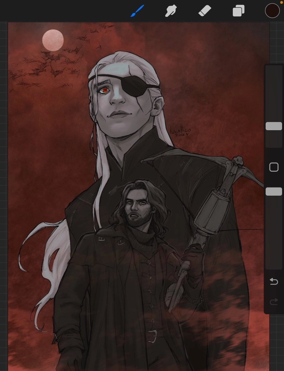 lucallico's tweet photo. #lucemond #vanhelsing AU🥀
#wip #sketch https://t.co/9d3zX0s9dy