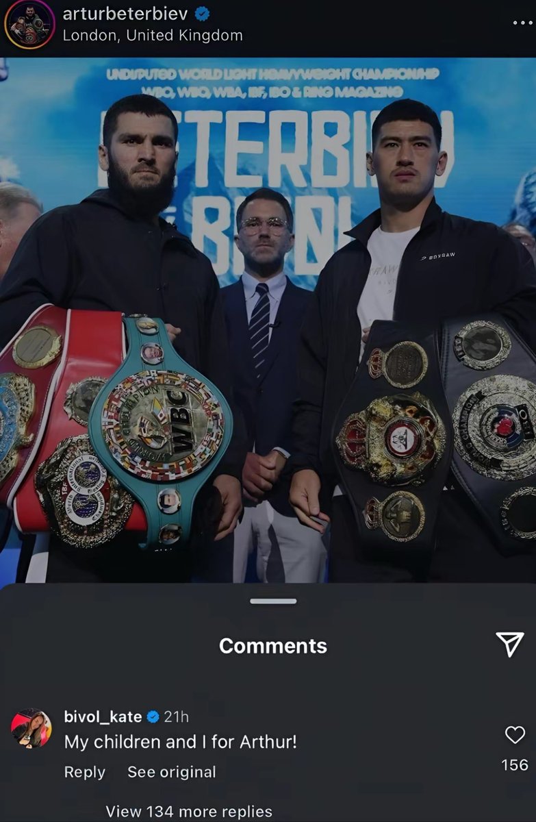 “Their emotions change so I can never trust a bitch” - 50 Cent 

Bivol is one of the best boxers on the planet. Spoiled his wife, made her famous. 

Now they spilt up &amp; she commented under his biggest rival’s photo that she hopes the father of her children gets KO’d. 

Thoughts?