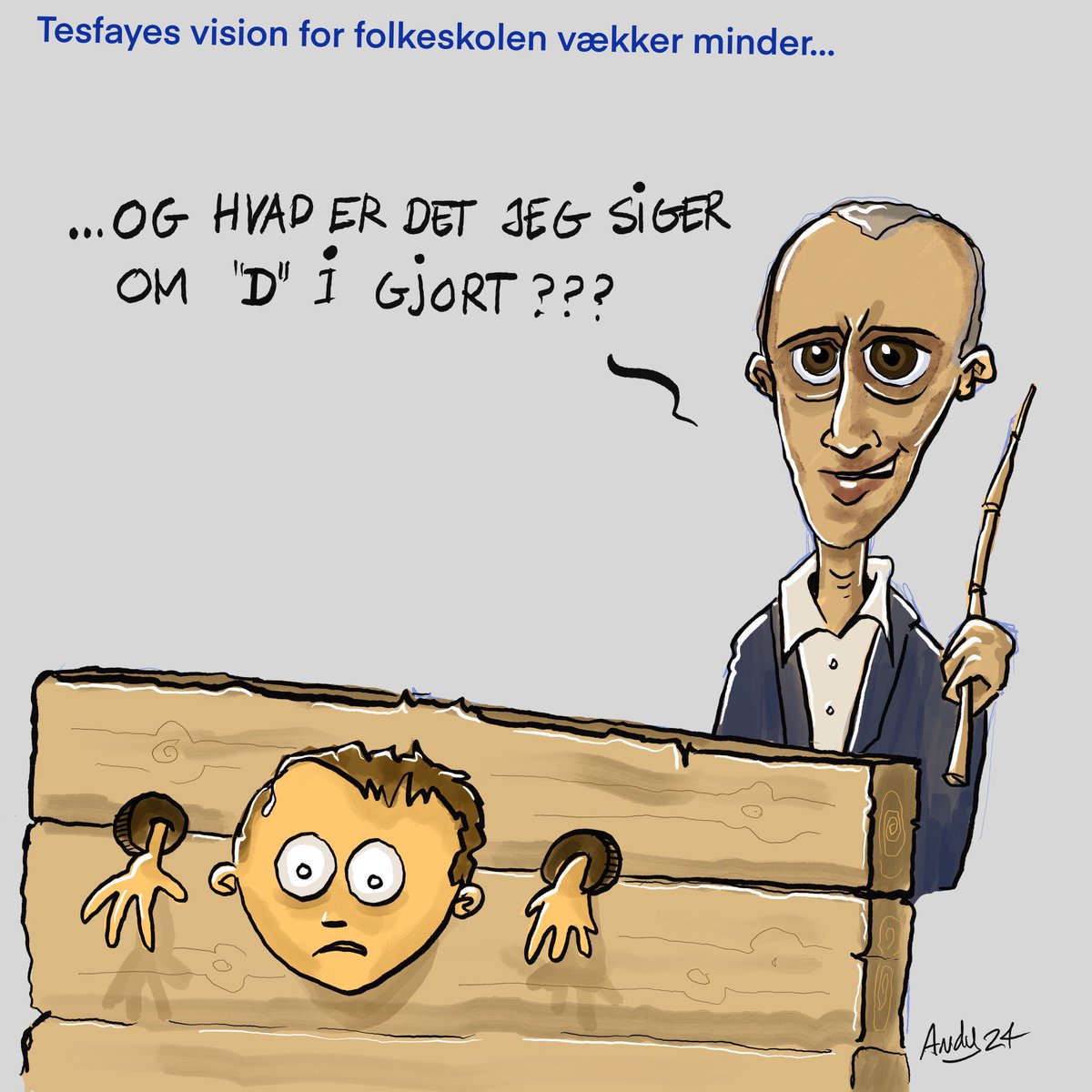 Tesfayes vision for folkeskolen vækker minder #satire #dkpol #folkeskole <a href="/mattiastesfaye/">Mattias Tesfaye</a>