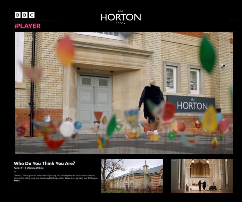 TheHortonEpsom's tweet photo. Did you spot The Horton on the latest episode of Who Do You Think You Are?

We were honoured to be a part of Gemma Collins journey, uncovering the story of Gemma's grandmother's time in the Epsom hospitals. 
Find Out More: https://t.co/S3RkXamfO2 https://t.co/fsrmfd9lSk