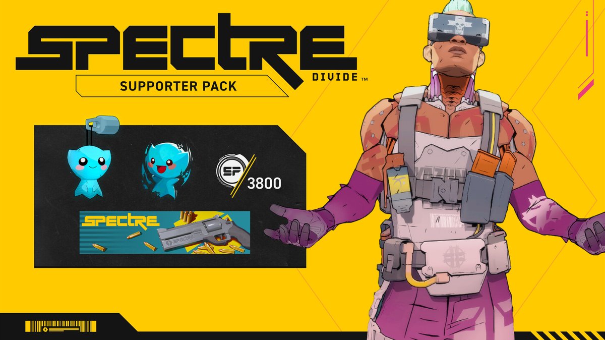 We love and appreciate every single one of you, so we are giving away a Supporter Pack!

Steps to enter:
🔸 Follow <a href="/MuuRobotics/">MuuRobotics</a> &amp; <a href="/SpectreDivide/">Spectre Divide</a> 
🔸 Like &amp; Repost this tweet
🔸 Tag two friends in the comments

A winner will be drawn on October 12. Good luck everyone!