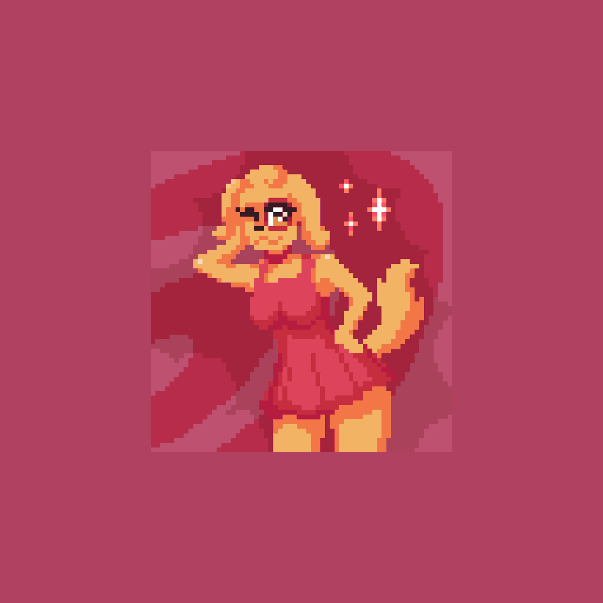 _iwolga's tweet photo. Here that cute Target dog for today's #pixel_dailies. @pixel_dailies #bullseye #pixelart https://t.co/EhZjegOMmC