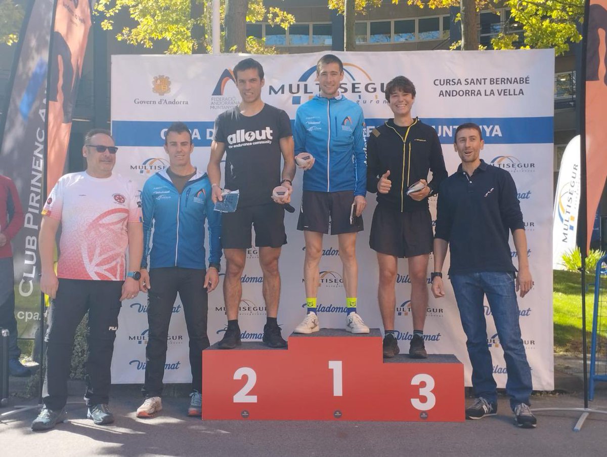 FAMuntanyisme's tweet photo. La Cursa de Sant Bernabé aplega més d’un centenar de participants
Samu Ponce i Laura Orgué guanyen la distància llarga.
Thomas Pereiro i Elsa Pintado ho fan a la curta.
👉🏻 La cursa ha puntuat per la Copa d’Andorra.
#fam #santbernabe #morabanc #viladomat #multisegur https://t.co/S11wNPVTWs