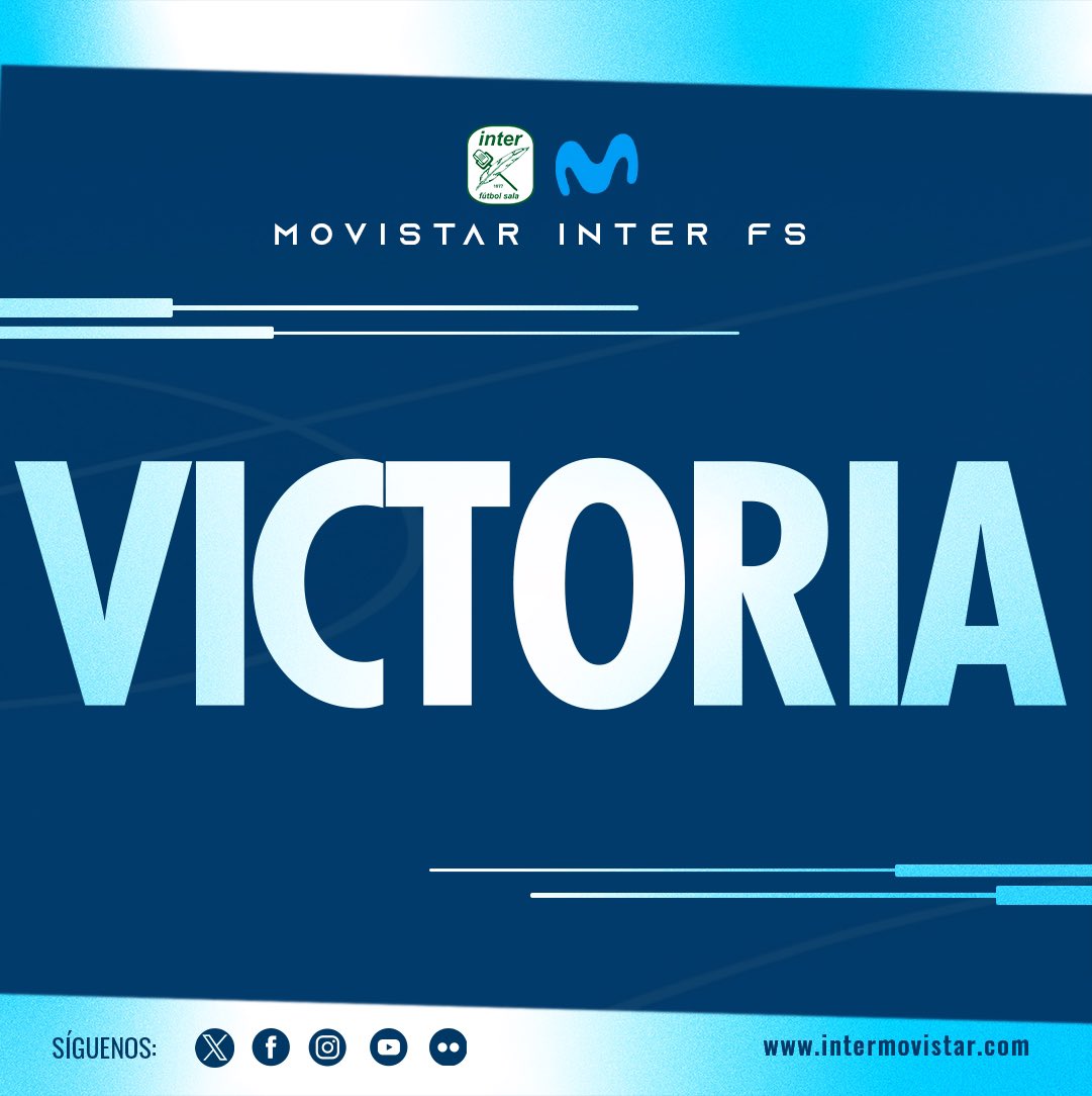 ✅ 𝐅𝐈𝐍𝐀𝐋 𝐃𝐄𝐋 𝐏𝐀𝐑𝐓𝐈𝐃𝐎 | 2-5 | Importante victoria de la <a href="/AcademiaInterFS/">La Academia Movistar Inter F.S.</a> frente a <a href="/cidadtorrejonfs/">EFS CIUDAD TORREJON</a>. 

#InteristaSoy