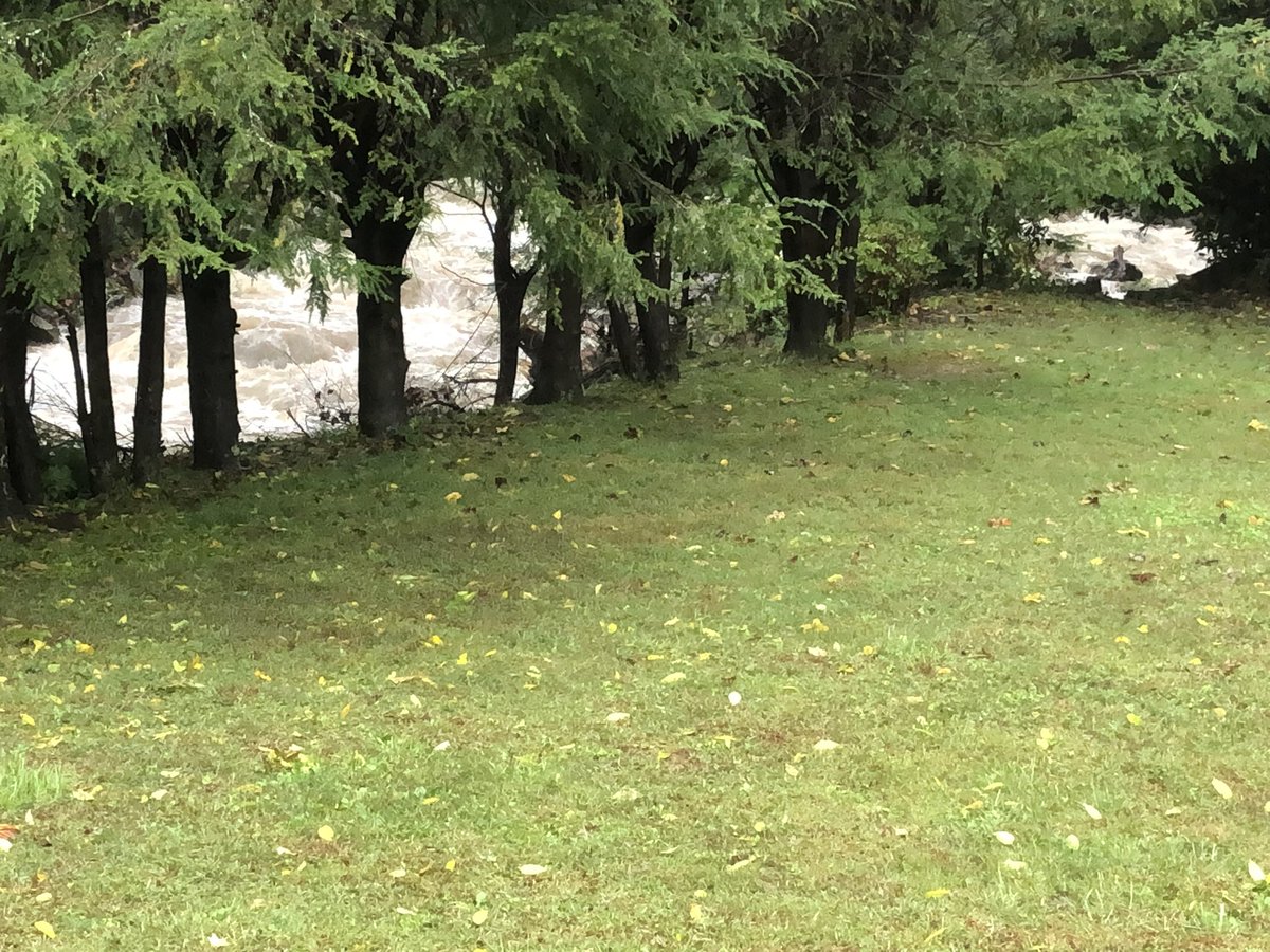 southe_rnhunter's tweet photo. @FeliciaCombsTWC my mom sent these pictures Thursday afternoon. So worried about my parents. 
Lower Flat Creek Road, Black Mountain. Have heard nothing from them yet. https://t.co/AE8TG9ldMi