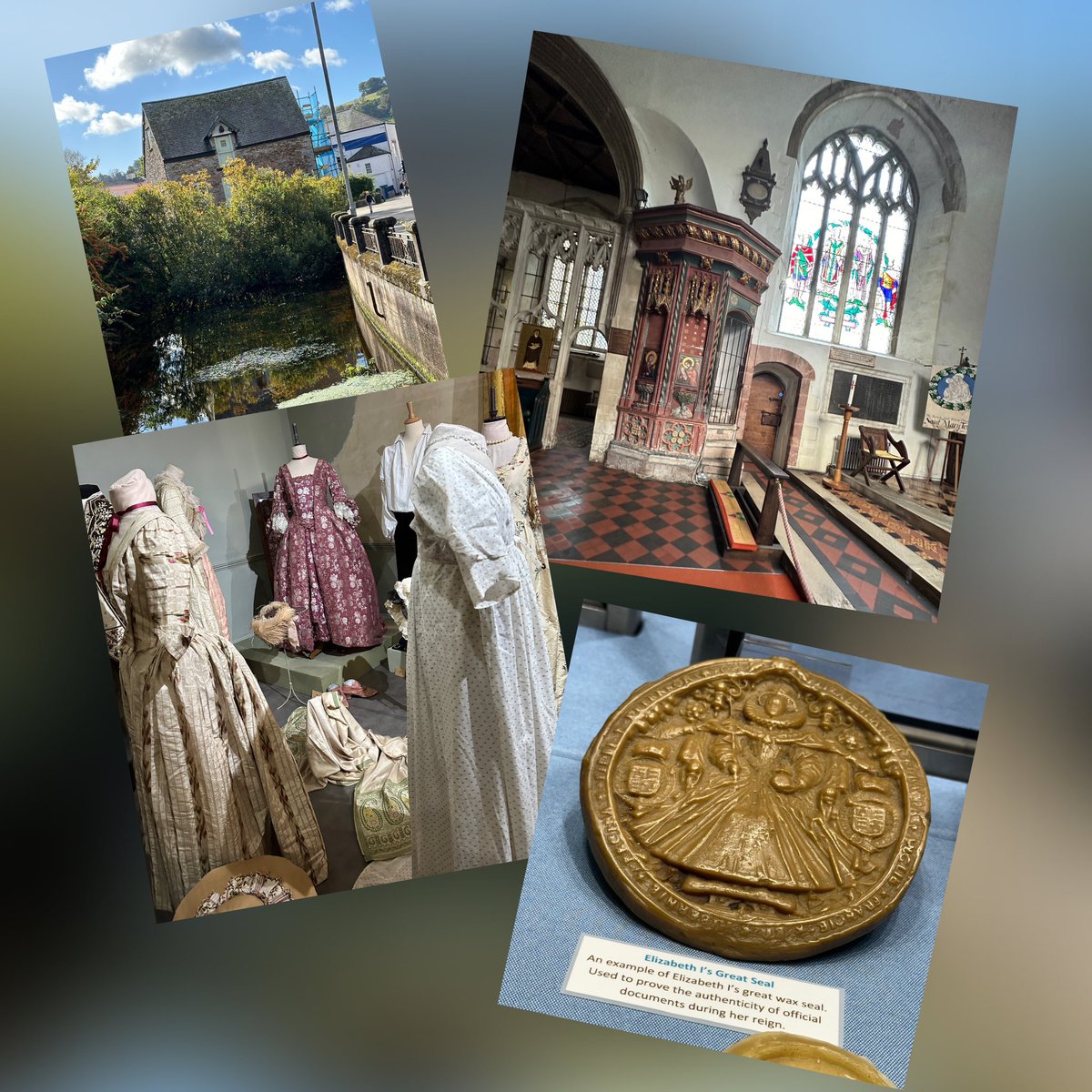 RAGriggsauthor's tweet image. An interesting day at Totnes Heritage Festival — Town  Mill, St Marys Church, Totnes Museum , Totnes Fashion and Textile Museum and more 

#totnes #heritagefestival