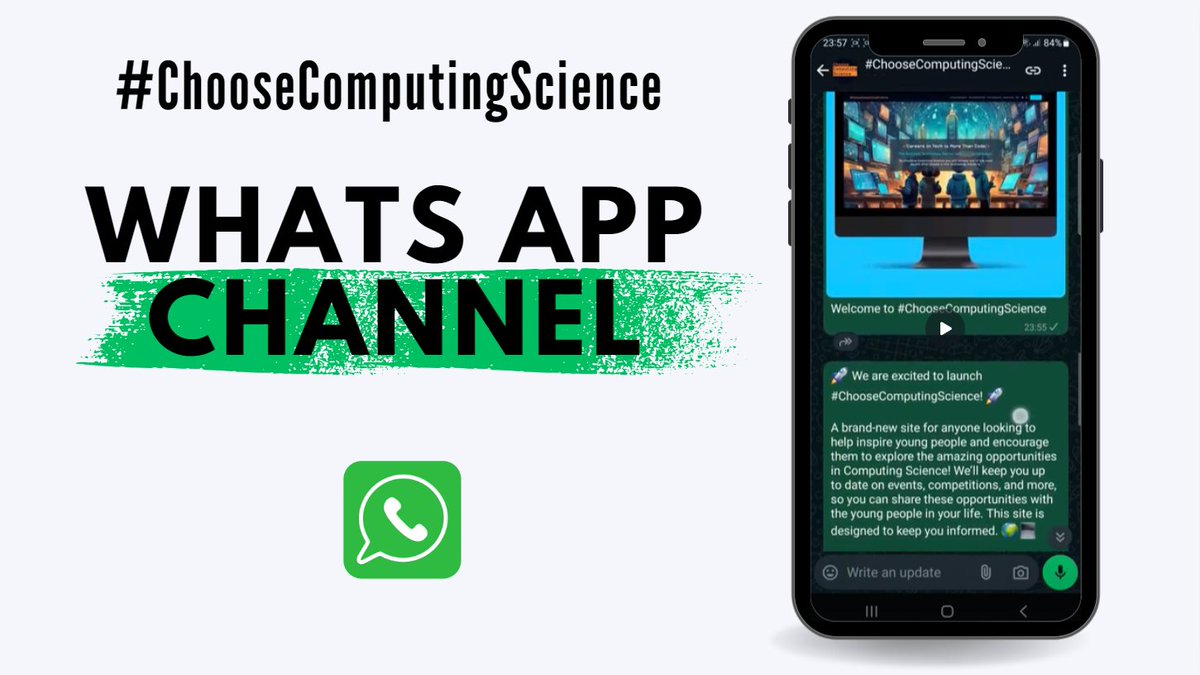 choosecompscihq's tweet image. 🌟 Stay connected with #ChooseComputingScience on your preferred platform! Follow us on Facebook, X, Instagram, TikTok, LinkedIn, and now on our new WhatsApp channel! 🎉 Get the latest events, inspiration, and updates wherever you are!
whatsapp.com/channel/0029Va…