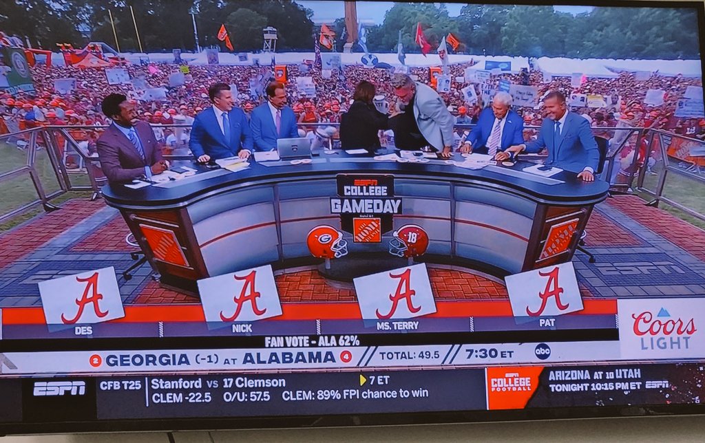 Ruh roh Shaggy. #UGAvsBama