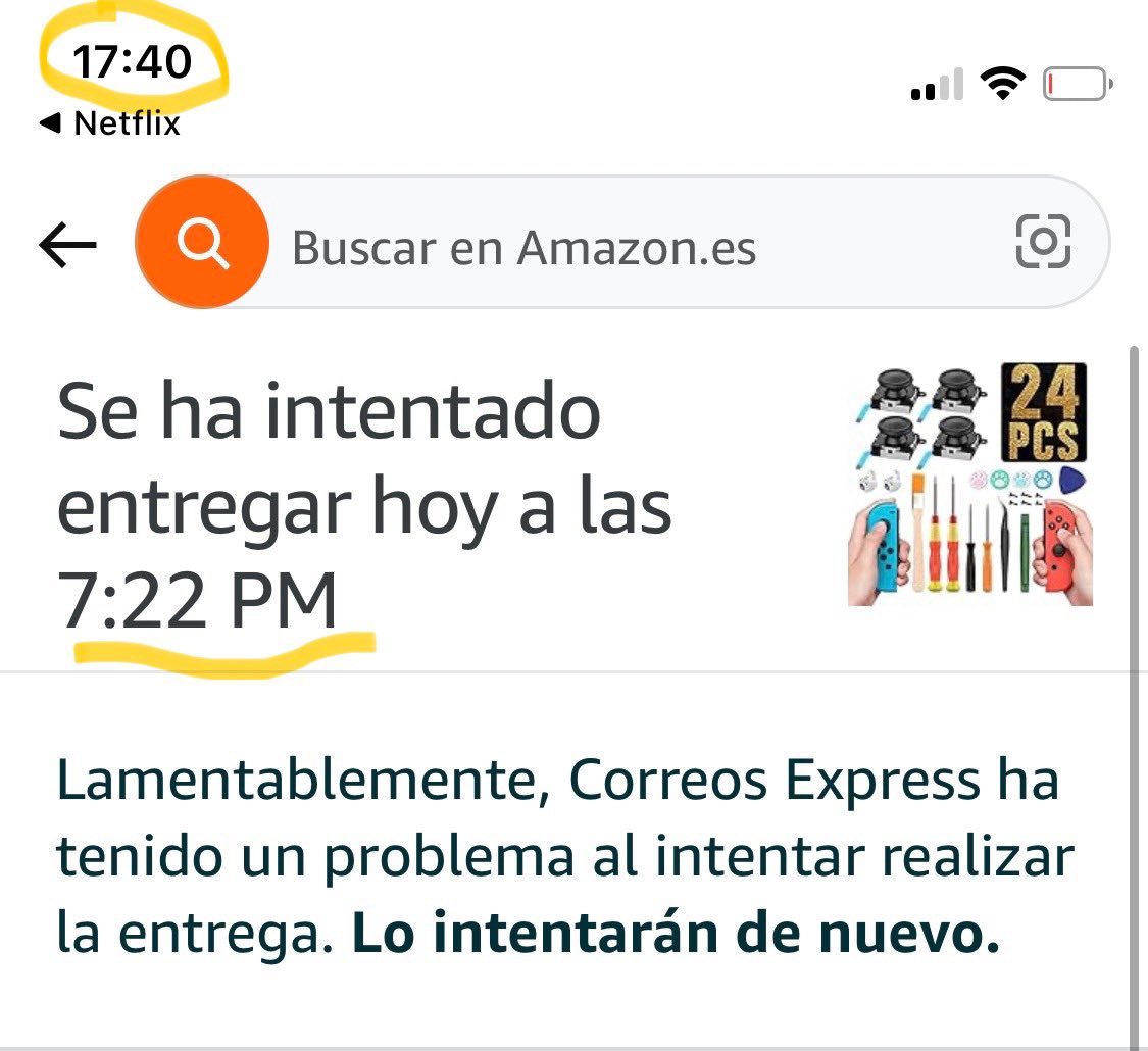 nekanenavarro's tweet photo. Holi @Cex_responde Ya no solo mentís con los intentos de entrega, sino que os da igual inventaros la hora y quedar en evidencia. Eso o vuestros repartidores vienen de regreso al futuro…
No tenéis vergüenza https://t.co/Ch78TPMwR4