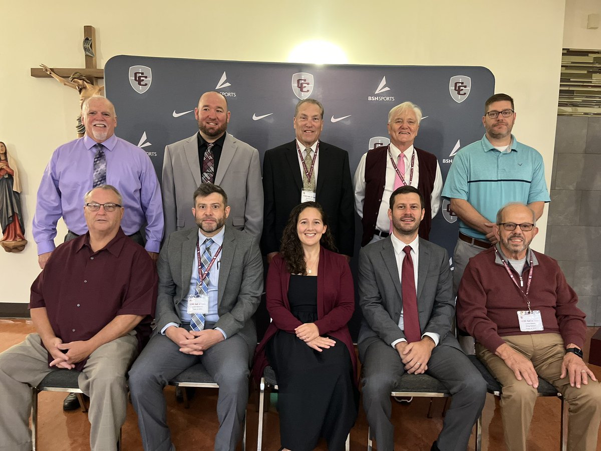 CCHS_Knights's tweet photo. The @WhgCCAthletics Hall of Fame Class of 2024! Congratulations to these legends of Central Catholic High School! https://t.co/RCmZfCpq2N