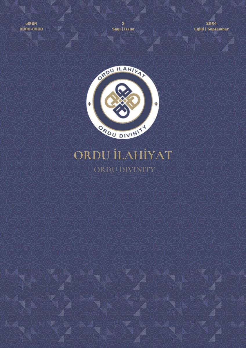 Kıymetli yazar ve okurlarımız,

"Ordu Üniversitesi İlahiyat Fakültesi" dergimiz 3. sayısından itibaren "Ordu İlahiyat" adıyla, yeni görsel formatıyla yayın hayatına devam edecektir. İlgi ve teveccühünüze çok teşekkür ediyoruz. Saygılarımızla.

Link: dergipark.org.tr/tr/pub/oi