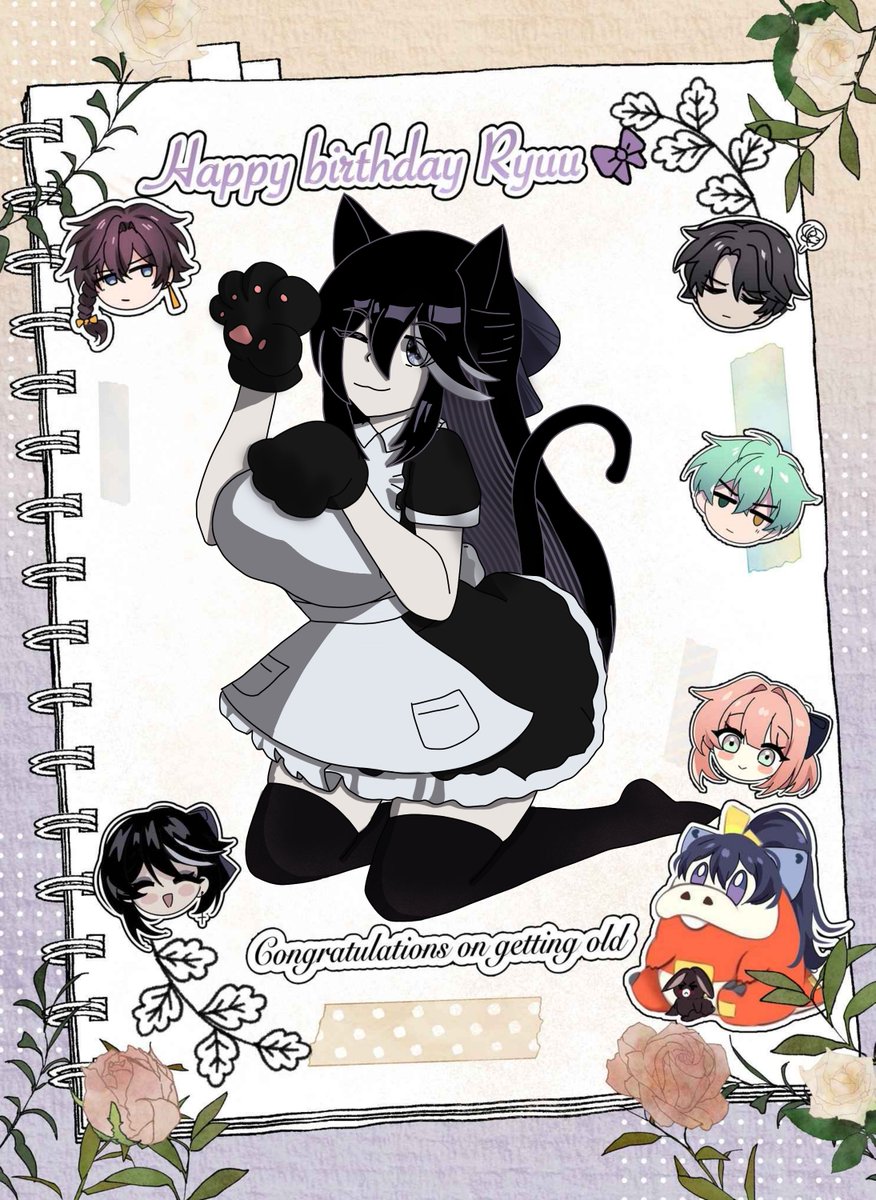 ((Huzzah Happy Birfday <a href="/RyuuXin/">Ryuu ✨</a> ! I hope mew have a great day! ))
#HappyBirthdayRyuu