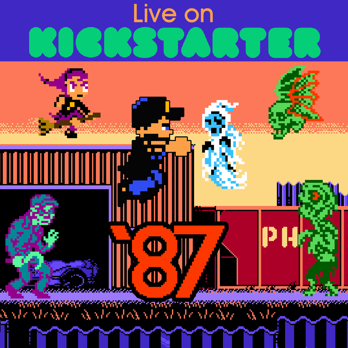 RetrotainmentHQ's tweet photo. Haunted: Halloween '87 (Year of the Witch) NES &amp; PC game now live on Kickstarter. 

Come visit us at the Portland @RetroGamingExpo to play the demo! Booth 410. 

Thanks to everyone who has supported the series over the years!!

Back The New Game Here: https://t.co/Fvkm69VwOq https://t.co/GlAfzBPCz8