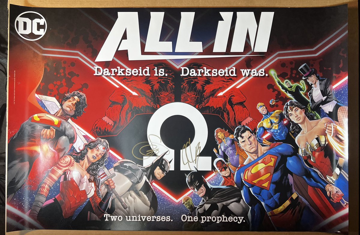 MeetAngell's tweet photo. @dcuworld DARKSEID IS. DARKSEID WAS. TWO UNIVERSES. ONE PROPHECY. @Batman @Ssnyder1835 #THEABSOLUTES #ALLINDC https://t.co/WBHRmh0FCF