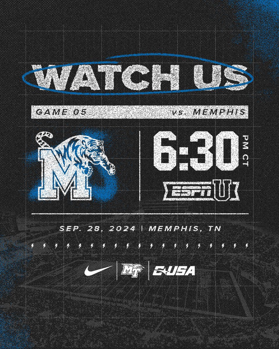 MTFB_Recruiting's tweet photo. Tune in❗️

🏈 at Memphis
⏰ 6:30 PM CT
📺 @ESPNU (https://t.co/Y2T16lkpQe) https://t.co/0BHEUxIUw6