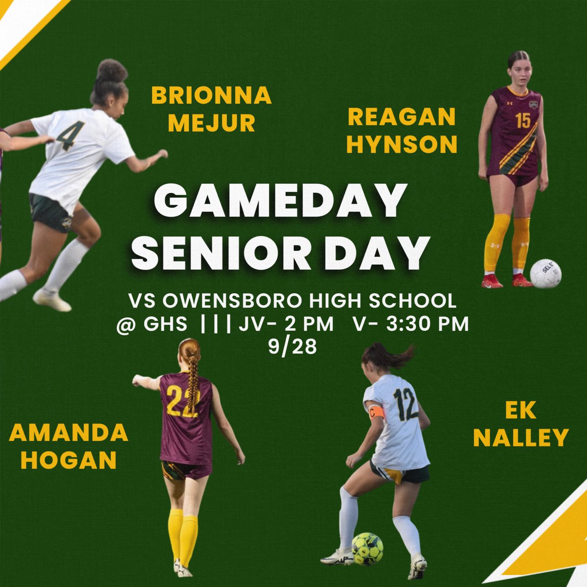 Late Post Games are still on and its Senior Night 
Let’s go Lady Gators