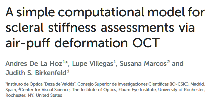 Judith (@j_birkenfeld) on Twitter photo 📢New article out in <a href="/FrontBioeng/">Frontiers - Bioengineering and Biotechnology</a> (Special Issue "Optobiomechanics of the Eye") by A. de la Hoz et al.: A simple computational model to asses *scleral biomechanics*. <a href="/VioBioLab/">VioBioLab</a> <a href="/IO_CSIC/">Instituto de Óptica (CSIC)</a> <a href="/MarcoslabUr/">MarcosLab_UR</a> <a href="/LupeVillegasL/">Lupe Villegas</a> #MyopiaResearch Read it here👉frontiersin.org/journals/bioen… 📢New article out in <a href="/FrontBioeng/">Frontiers - Bioengineering and Biotechnology</a> (Special Issue "Optobiomechanics of the Eye") by A. de la Hoz et al.: A simple computational model to asses *scleral biomechanics*. <a href="/VioBioLab/">VioBioLab</a> <a href="/IO_CSIC/">Instituto de Óptica (CSIC)</a> <a href="/MarcoslabUr/">MarcosLab_UR</a> <a href="/LupeVillegasL/">Lupe Villegas</a> #MyopiaResearch Read it here👉frontiersin.org/journals/bioen…