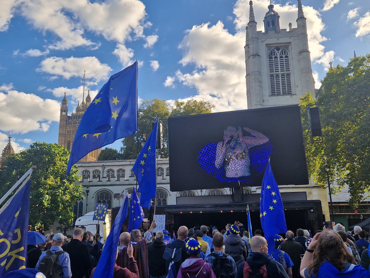 "What do we want? Rejoin EU
When do we want it? Now!"

Today's #NationalRejoinMarch was a joyful and determined affair. 

#Brexit has failed, it's long past time to "Reset, Repair &amp; #RejoinEU!"