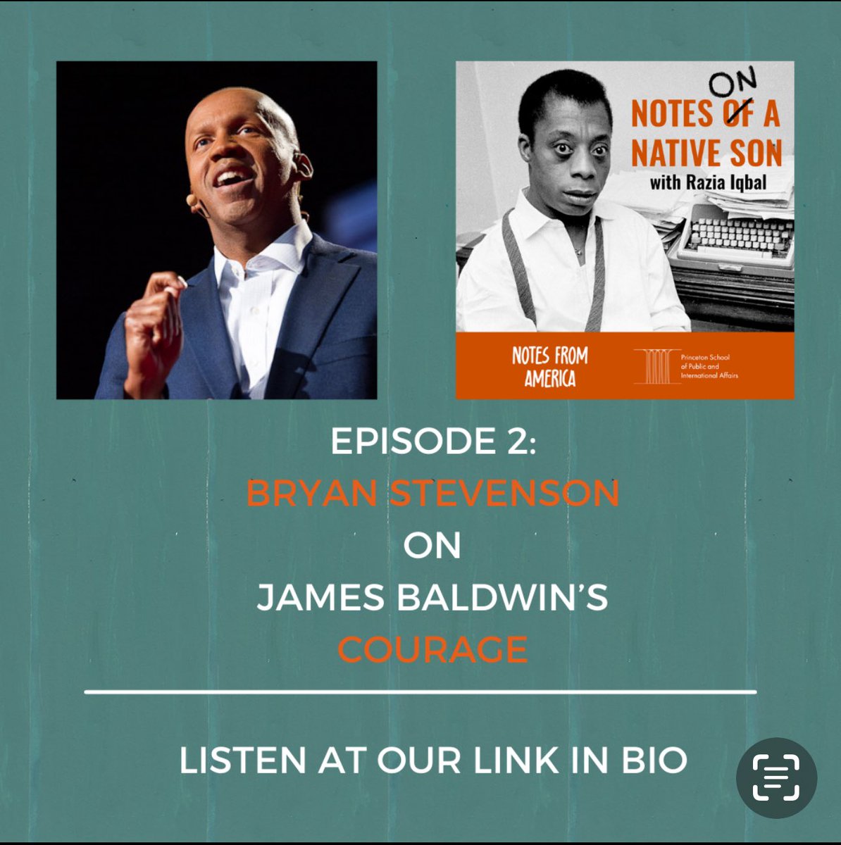 Razia Iqbal (@raziaiqbal) on Twitter photo I hope you’ll 👂🏾new episode of a new podcast: Notes on a Native Son #jamesbaldwin <a href="/WNYC/">WNYC 🎙</a> It is #bryanstevenson <a href="/eji_org/">Equal Justice Initiative</a> & he is brilliance personified. 🙏🏽 <a href="/tonyphillips40/">Tony Phillips</a> <a href="/AxelKacoutie/">Axel Kacoutié</a> & <a href="/PrincetonSPIA/">Princeton School of Public & International Affairs</a> <a href="/Princeton/">Princeton University</a> I hope you’ll 👂🏾new episode of a new podcast: Notes on a Native Son #jamesbaldwin <a href="/WNYC/">WNYC 🎙</a> It is #bryanstevenson <a href="/eji_org/">Equal Justice Initiative</a> & he is brilliance personified. 🙏🏽 <a href="/tonyphillips40/">Tony Phillips</a> <a href="/AxelKacoutie/">Axel Kacoutié</a> & <a href="/PrincetonSPIA/">Princeton School of Public & International Affairs</a> <a href="/Princeton/">Princeton University</a>