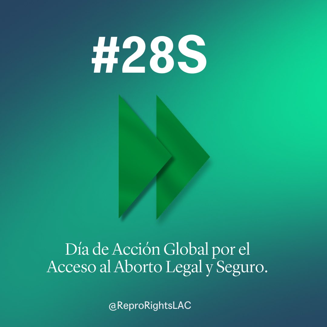 #28S 💚 | En este Día por el Acceso al Aborto Legal y Seguro recordamos los logros de la Marea Verde. Gracias a este movimiento ya 28 millones de mujeres en edad reproductiva pueden acceder al aborto libre en América Latina.