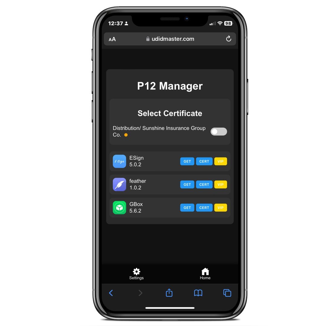 ZeeIpaLibrary's tweet image. iOS p12 Manager v2.0.0 released 🔥

Added cert status ✅
Bug Fixed ✅
Added Apps ✅

udidmaster.com/p12/howto.php

#gbox #esign #certificate #feather