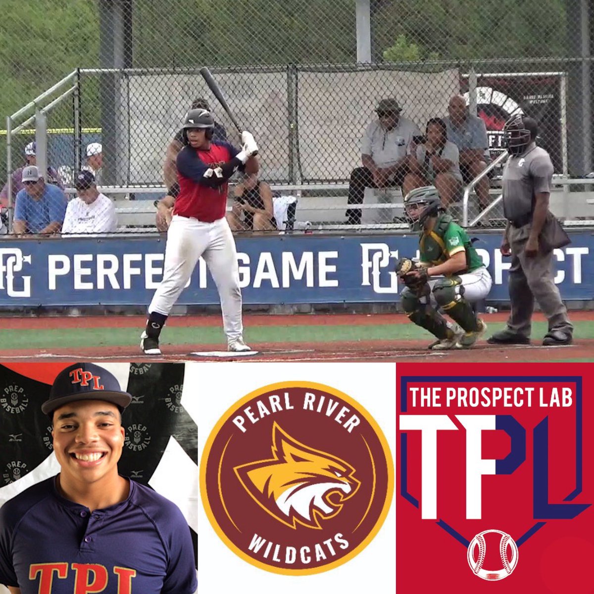 TheProspectLab's tweet photo. Congratulations to TPL 2026 C/INF John Lindsey of Petal HS in Mississippi for his commitment to Pearl River JC today. John is one of the most physical left handed power hitters who will be a 2026 MLB Draft Prospect. #TPL2026 #LionsONLY #TPLProcess #TPLTribe #GetInTheLab ๐ฏ https://t.co/07mQfTI6EU