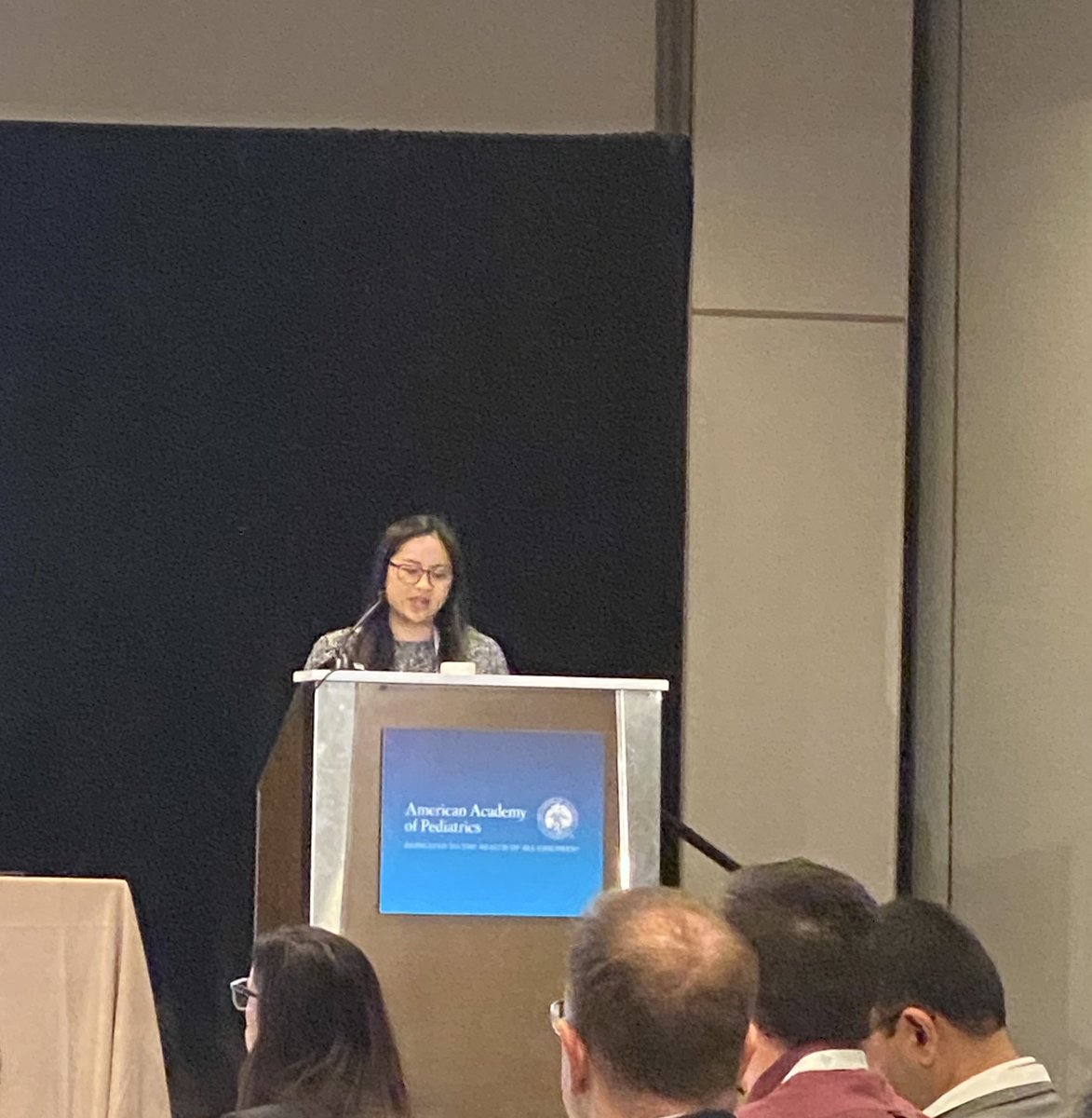 NatalieADrucker's tweet photo. So proud of @eunisechen presenting our work on pre-hospital blood transfusion in pediatric trauma patients! @AAPexperience @UTHealthSurg @UTH_Pedisurg @UABSurgery https://t.co/KARSyXqakk