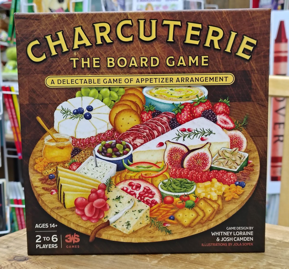 drewstees's tweet image. 🎲 Stop by Toys on the Square in Hummelstown for a demo of Charcuterie: The Board Game, running today until 5pm! 🎲  A new set collection game from 3WS, with a fun "I split, you choose" mechanism. This game makes me sooo hungry! 😄

@Th3rdWorld
@toysonthesquare
@DexEnvoy