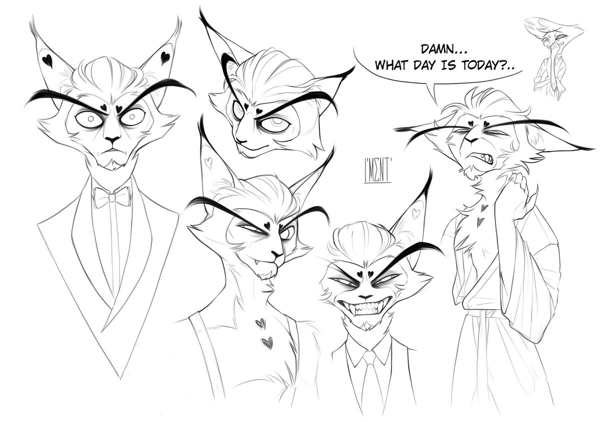 We need more of him.

#Husk #HazbinHotel #Huskerdust #HuskOverlordAU