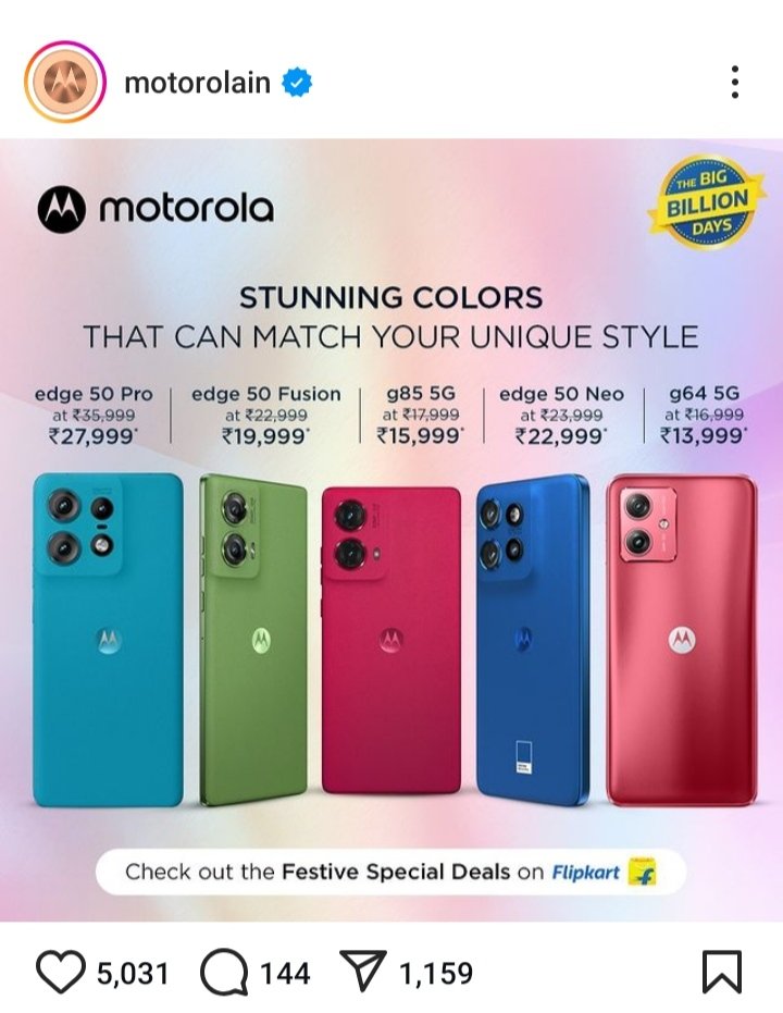 SinghSaab101999's tweet image. The price was set at ₹27,999 (incl. token). However, when I tried completing the payment on 27th Sept, I was charged ₹30,098 and ended up paying ₹31,097 in total. Why the price hike? @Flipkart @flipkartsupport @Moto #PricingIssue