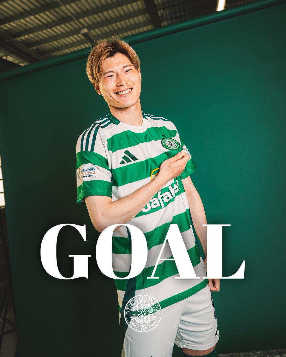 CelticFC's tweet image. 35&apos; - 🙆 IT&apos;S KYOOOOGOOOO!!!! 
 
🟦0️⃣-1️⃣🟩 
 
Follow the action live on our Match Centre 📲 celticfc.com/match 
 
#STJCEL | #CelticFC🍀