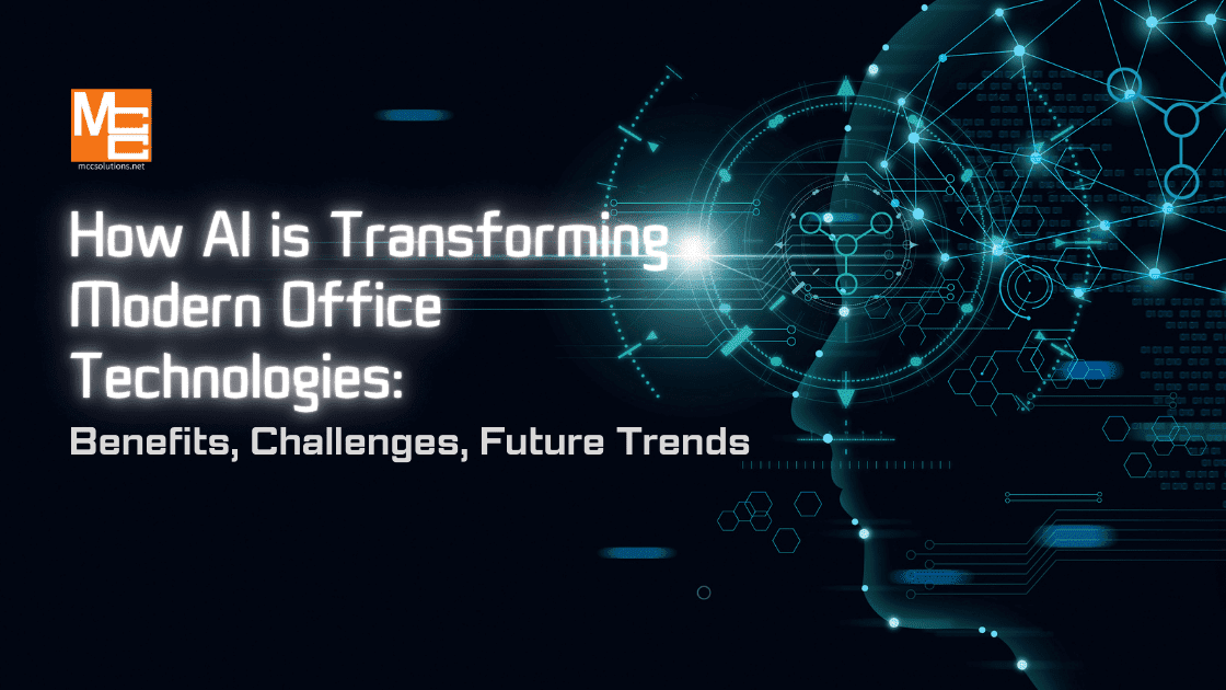 MCC_Tweets's tweet image. Discover how AI is revolutionizing modern office technologies! From automating workflows to enhancing security, AI is transforming our workplaces. Learn the benefits, challenges, and future trends in our blog post. 
bit.ly/3TEDAGe

#AI #OfficeTechnology #MCCSolutions