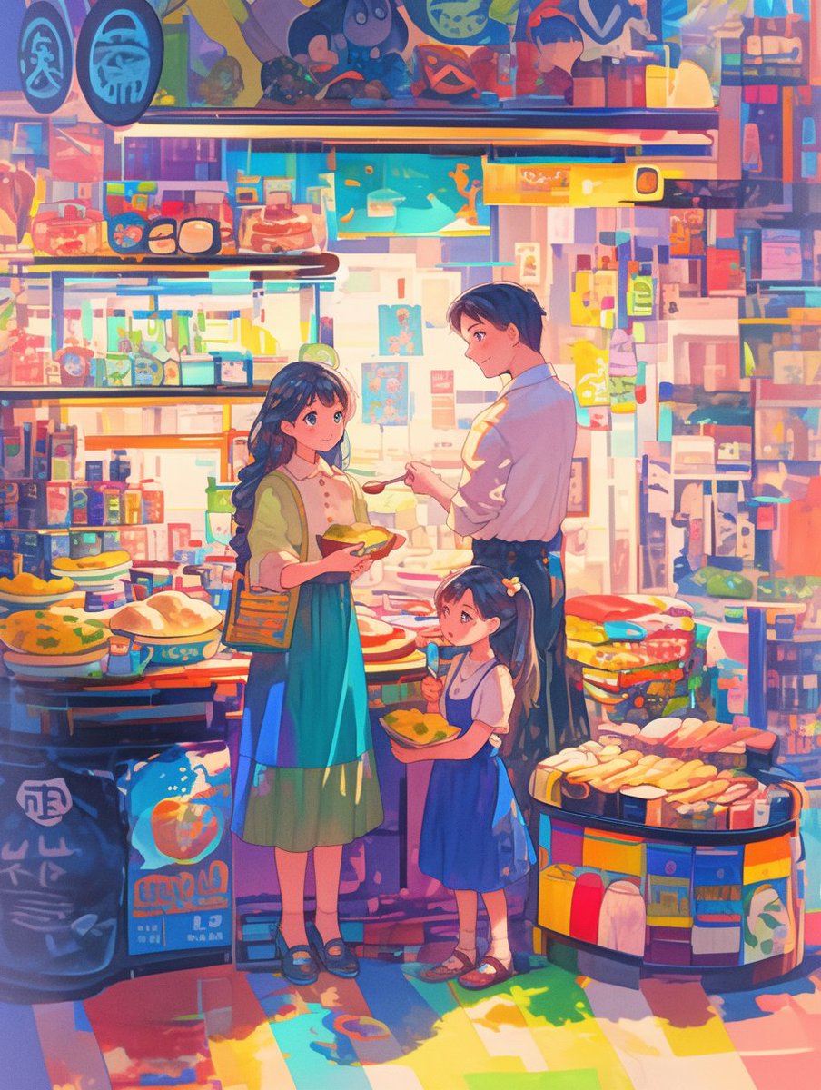 yuugaku's tweet photo. かぞくのひととき
#AIイラスト #AIart https://t.co/MbsI39wP7Y