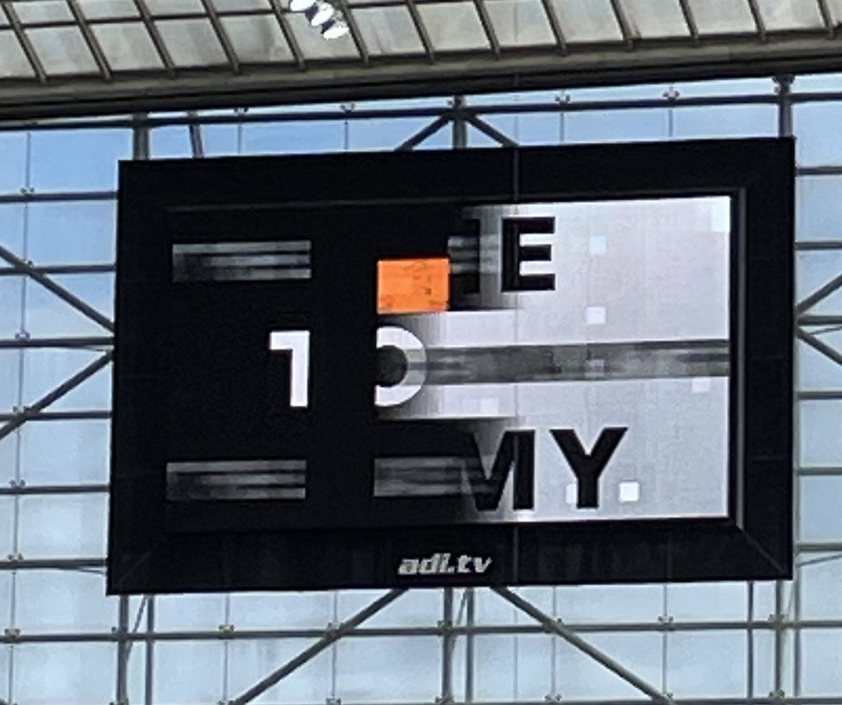 amybeaman's tweet photo. @NUFC Not only is it way too small, but now it’s broken too. For two years, I was trying to contact the club to upgrade this screen. https://t.co/x2w12lkCrz