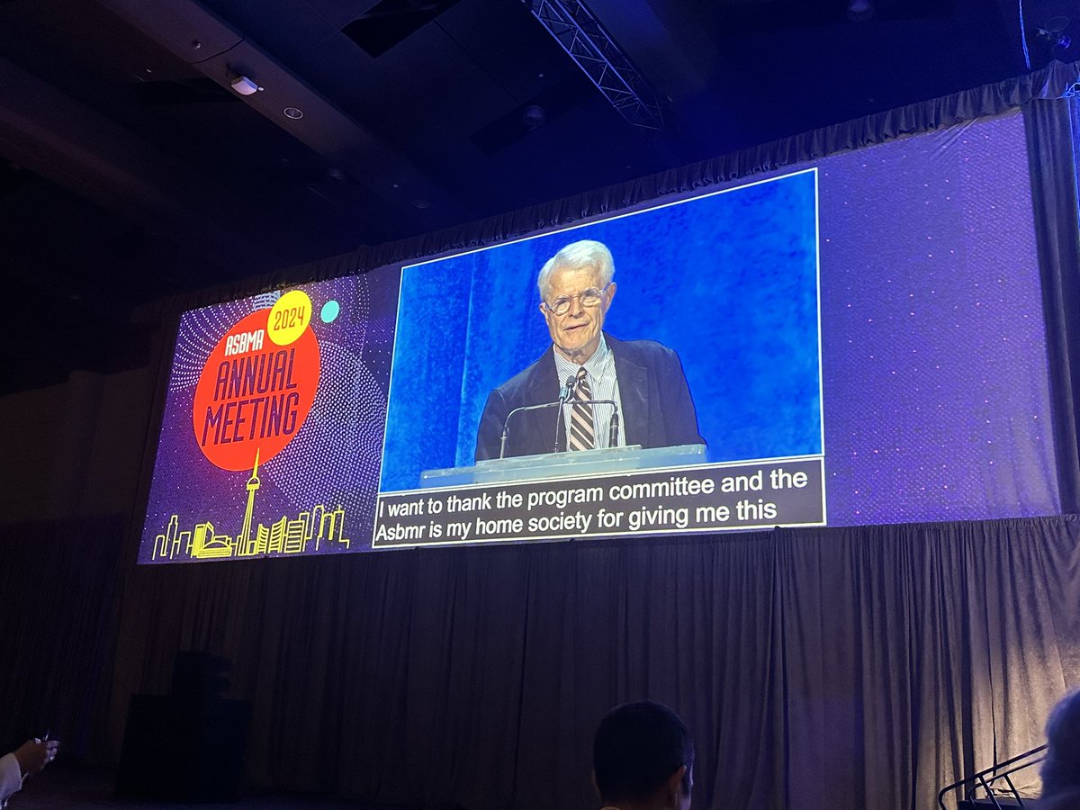 Wonderful to see Tom Clemens give the Louis V. Avioli lecture at #ASBMR2024