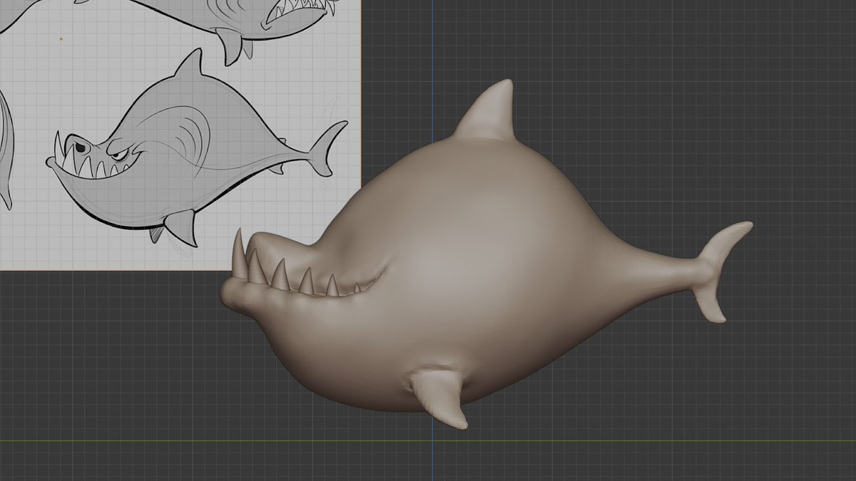 norix3d's tweet photo. スカルプト講座の続きで歯を追加しました。やってる最中は気付きにくいですけど、レンダリングして落ち着いて眺めると、参考画像との違いに気付きやすいですね~
#blender #b3d #3dcg #sculpt #cgcookie https://t.co/HuykFARopy