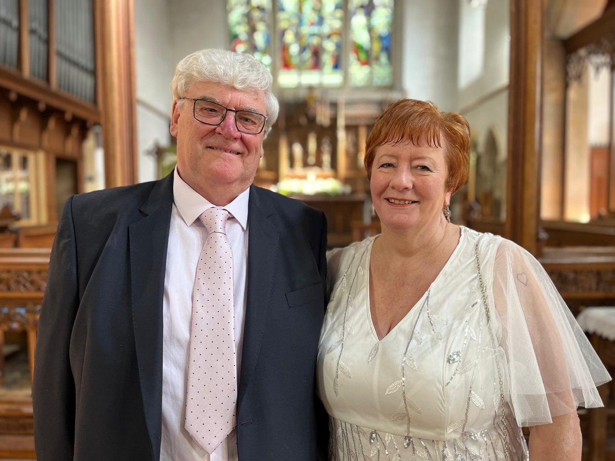 Congratulations and best wishes to Geoffrey Clode &amp; Julie Bussey, married today! We wish you a long, happy and blessed marriage.
