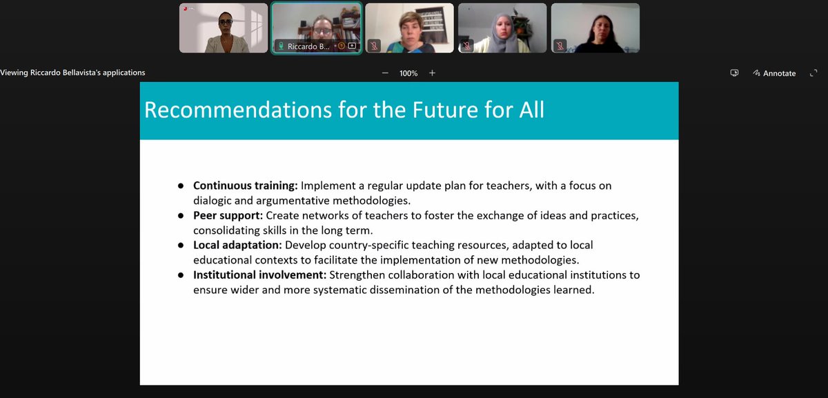 ACTDiV2022's tweet photo. On Sept 26th, CSC partners presented the cumulative  report of the training course implemented in Italy, Germany, Cyprus and Portugal. 🌍📚✨

#ACTDIV #ActiveCitizenship #TeacherTraining #Education #CriticalThinking https://t.co/KVjHQjmIoI