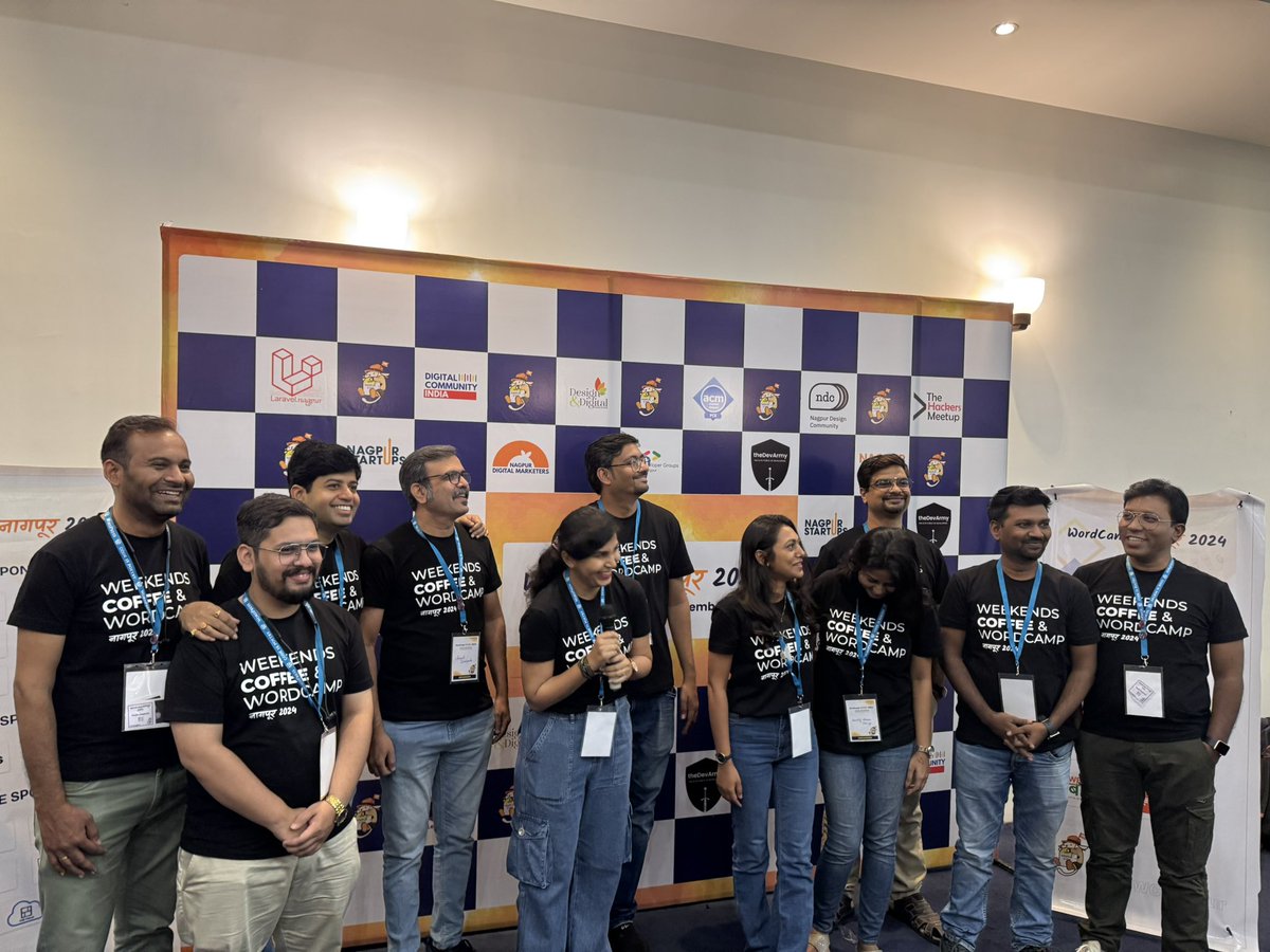 Team behind #WCNagpur  😎

<a href="/NikiSawarkar/">Nikita Sawarkar | Content Writer</a> giving closing remarks  🎉