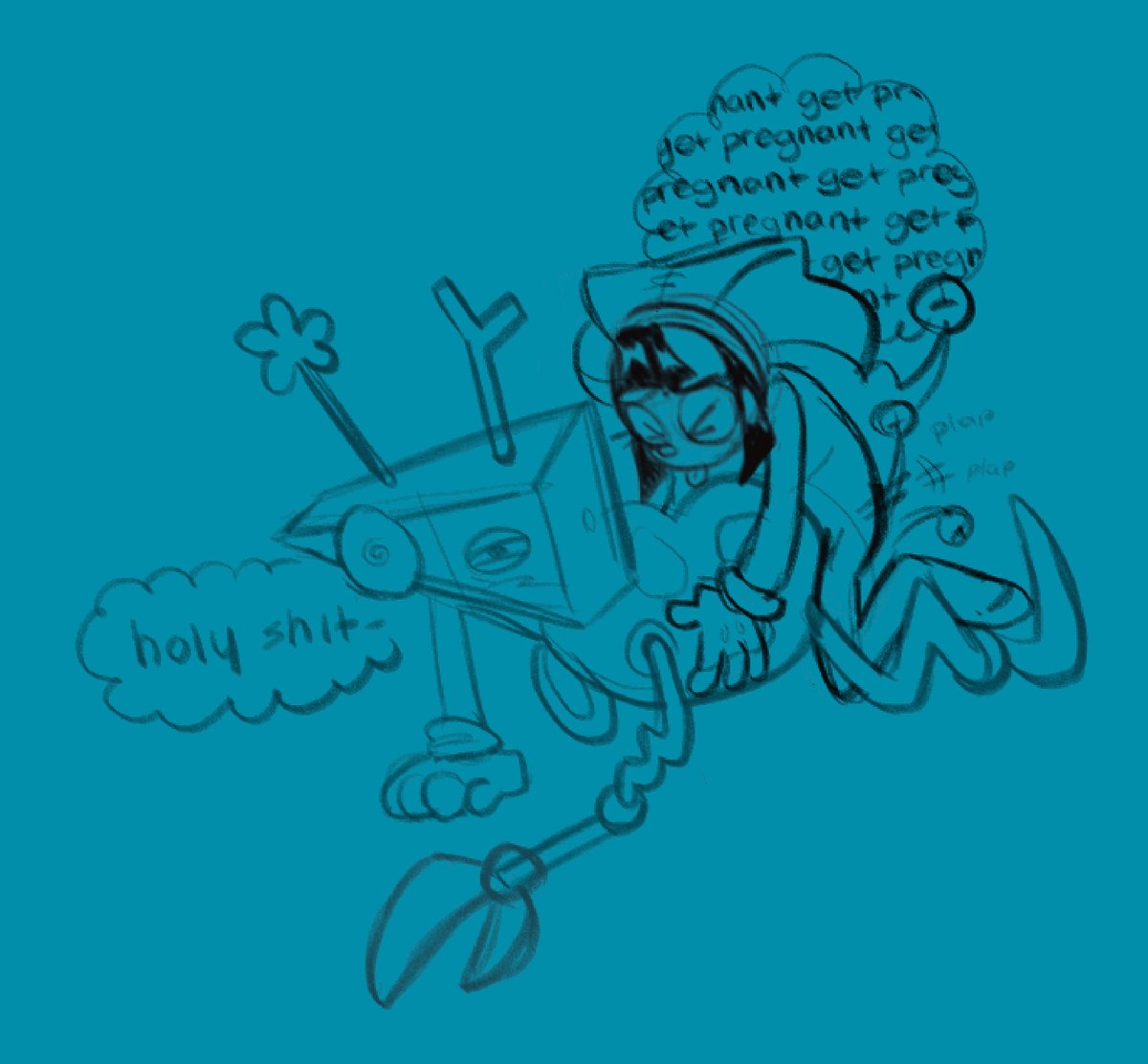 naughtypuppiez's tweet photo. coping with my hotel power outage by drawing z0omni porn god bless #genitalcircus https://t.co/nHqKk1kRnT
