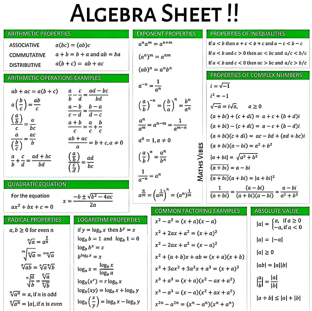 ZahlenRMD's tweet image. Algebra Sheet for practice 👌

#sharingisthenewlearning