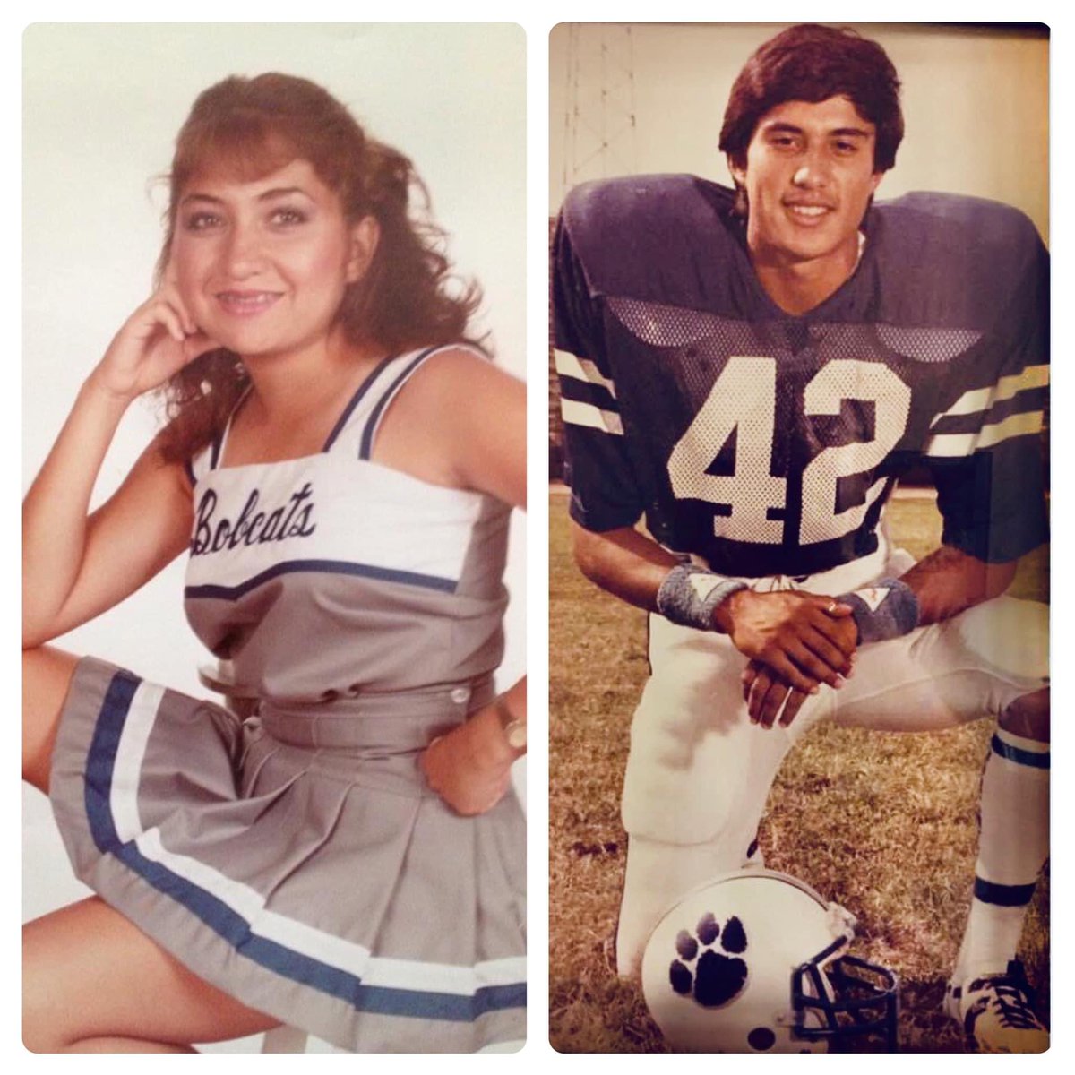 HGUEVARAJR's tweet photo. Today we’re celebrating our 40th high school reunion. A throw back to our senior year. The football player dated and then eventually married the head cheerleader four years later. Now they live happily ever after. #SouthSanBobcats #ClassOf1984 #HighSchoolSweethearts https://t.co/172wveid2o
