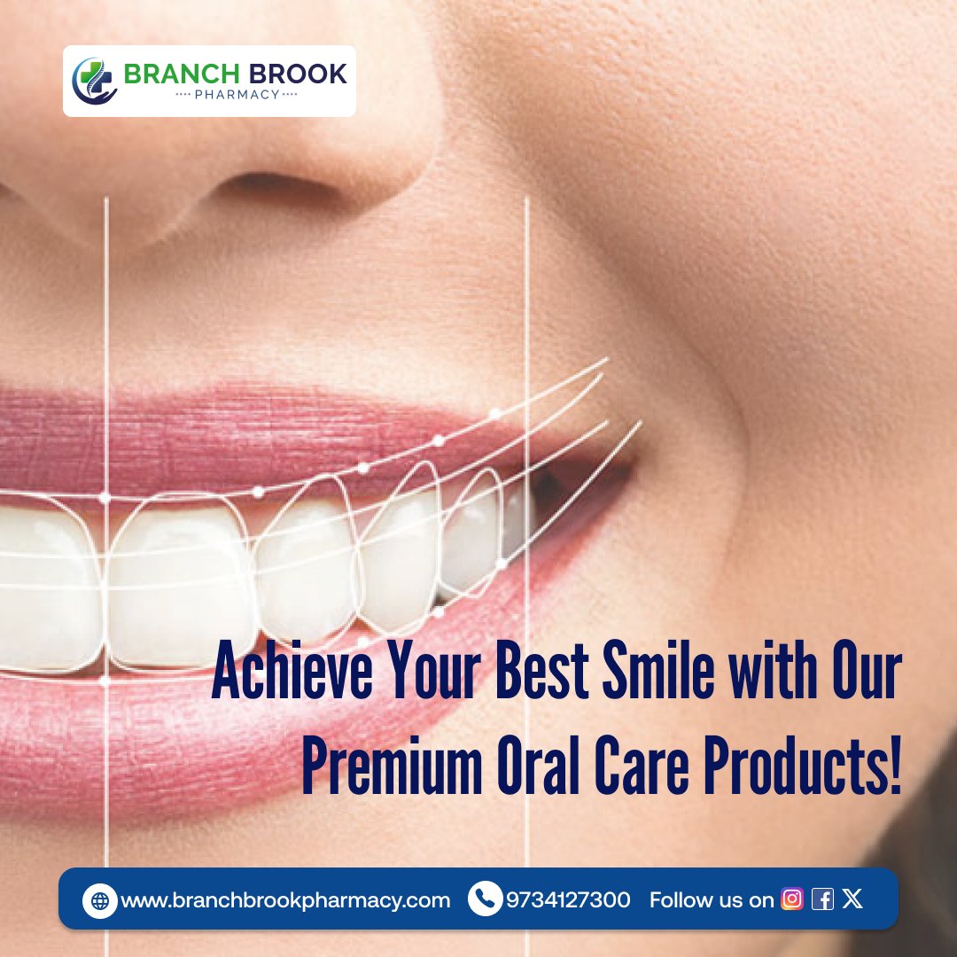 Your smile deserves the best care! At #BranchBrookPharmacy, we offer a wide range of top-quality oral care products to keep your #teeth and #gums healthy. 

Explore now: shorturl.at/n9ADm
🔗 Visit us online: branchbrookpharmacy.com
📍 g.co/kgs/5GDYjMN